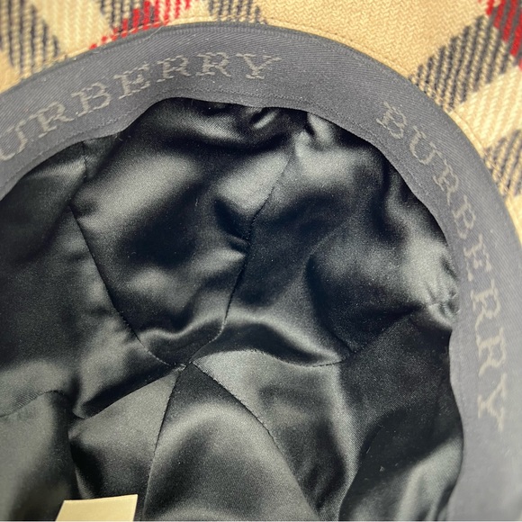 Burberry nova check hat cap wool cashmere blend small - Picture 8 of 12